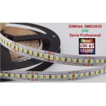 Tira LED 5 mts Flexible 24V 100W 800 Led SMD 2835 IP20 2700ºK, Serie Profesional IRC>97 Tira LED 5 mts Flexible 24V 100W 800 Led SMD 2835 IP20 2700ºK, Serie Profesional IRC>97